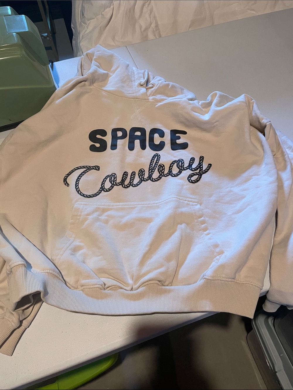 Women’s Wrangler Graphic Space Cowboy Hoodie Sweatshirt Medium